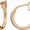 AOEDEJ Aoedej 925 Sterling Silver Hoop Earrings, High Polished Round Tiny Click-Top Hoop Earrings, Small Clasp Hoop Piercing Earrings | Earrings