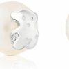 TOUS Tous Bear 925 Silver Stud Earrings With White Freshwater Cultured Pearls | Earrings