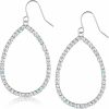 Humble Chic Humble Chic Simulated Diamond Teardrop Dangle Earrings For Women - Gold Or Silver Tone With Cubic Zirconia - Hypoallergenic And Safe For Sensitive Ears | Earrings