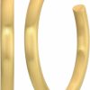 Lucky Brand Lucky Brand Women'S Gold Large Tubular Hoop Earrings, One Size | Earrings