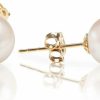 PAVOI Pavoi Handpicked Aaa+ 14K Gold Round White Freshwater Cultured Pearl Earrings | Pearl Earrings For Women | Earrings