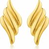 COORWEEL Coorweel Large Gold Statement Chunky Stud Earrings For Women Trendy Vintage Large Gold Geometric Earrings | Earrings