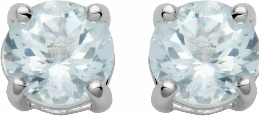 Amazon Essentials Amazon Essentials Sterling Silver Round Birthstone Stud Earrings | Earrings