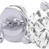 Carbon Atelier Igi Certified 1.50 Carat Lab Grown Diamond Round Stud Earrings For Women I 14K White Gold Earrings (I-J, Vs1-Vs2, 1 1/2 Cttw) 3-Prong Martini Set Diamond Earrings I Push Back Studs By Carbon Atelier | Earrings