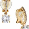 NADRI Nadri Leverback Earrings For Women - Exquisite, Clip Dangle Earrings, Drop Earrings For Women, Cushion Cut Cubic Zirconia Earrings, Hypoallergenic Womens Earrings | Earrings