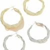 DEFUAUKE 2 Pairs Lymphatic Activity Hoop Earrings,Lymphatic Drainage Hoop Earrings,Lymphvity Therapy Earrings, Acupuncture Earrings,Earrings For Women | Earrings