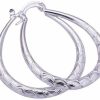 Lucare Lucare Women'S 925 Sterling Silver U Shape Hollow Hoop Dangle Earrings Jewelry Gift 1 | Earrings