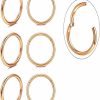 Holfeun Uni Dainty Tiny 18K Real Gold Plating Cartilage Huggie Hoop Earrings, 16G Surgical Steel Small Endless Hinged Hoops Earring For Earlobe Cartilage Helix Rook Daith Conch Nose Lip Body Piercing Jewelry | Earrings