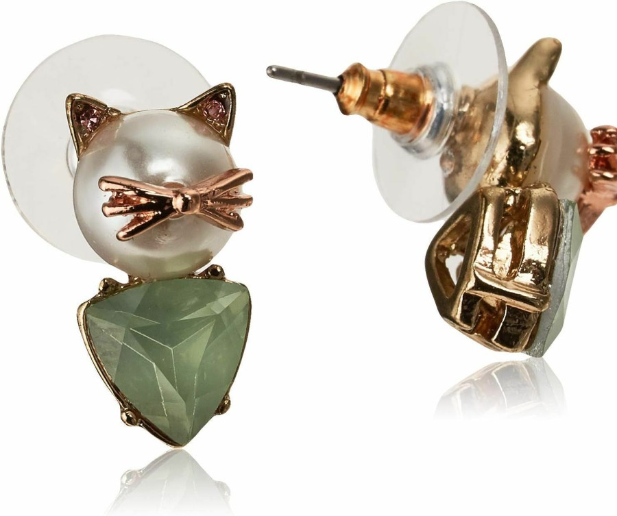 Betsey Johnson Betsey Johnson Cat Stud Earrings | Earrings