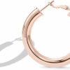 PAVOI Pavoi 14K Gold Plated Sterling Silver Post Hoops | Lightweight Chunky Hoops Huggies | Thick Gold Hoop Earrings For Women | Earrings