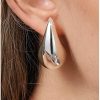 PANSHI Panshi Chunky Gold Hoop Drop Earrings Dupes | Sterling Silver Post Teardrop Earrings For Women | Earrings