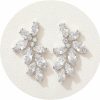 SWEETV Sweetv Marquise Wedding Bridal Earrings For Brides Bridesmaids, Crystal Cubic Zirconia Cluster Stud Earrings For Women, Prom Party Jewelry Gifts | Earrings