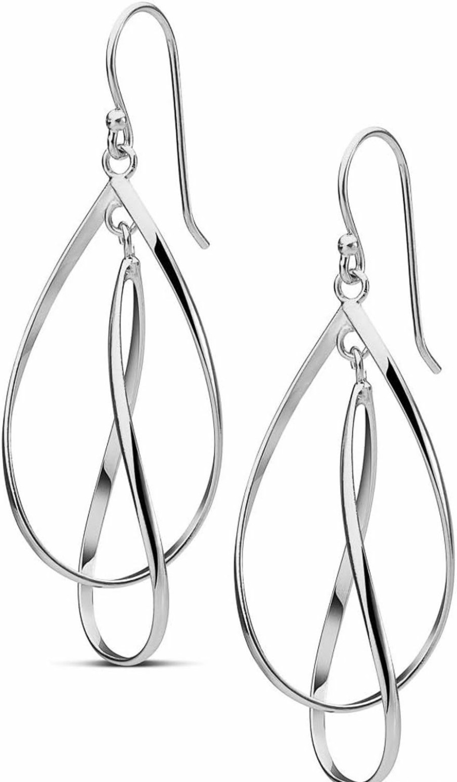 Milla Milla Teardrop Earrings - Designer Silver Statement Earrings Or Gold Dangle Earrings For Women Trendy Upscale Dangly Earrings | Earrings