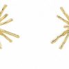 Jana Winkle Jana Winklegold Metal Firework Stud Earrings Women Big Earrings Studs Statement Chandelier Earrings | Earrings