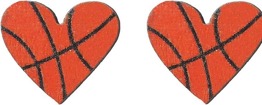 Sgoeths Baseball Earrings For Women Girls Heart Shaped Sports Softball Studs Earrings Player Sports Fan Gift Jewelry | Earrings