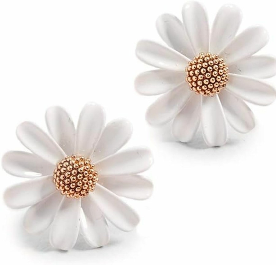 Kate Spade New York Kate Spade New York Women'S Into The Bloom Studs, White, One Size | Earrings