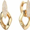 VACRONA Vacrona Gold Cuff Earrings Huggie Earrings For Women 14K Gold Plated Small Huggie Hoop Earrings | Earrings