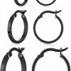 Bsoepnr 3 Pairs 925 Sterling Silver Hoop Earrings For Women 14K White Gold Plated Silver Hoop Earrings Hypoallergenic Small Silver Hoop Earrings For Men Girls 13/15/20Mm | Earrings