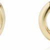 CONRAN KREMIX Conran Kremix Small Thick Gold Chunky Hoop Earrings Lightweight Huggie Hoops For Women Girls | Earrings