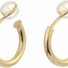 LEMEDO Lemedo Chunky Gold Clip On Hoop Earrings For Women 14K Gold Plated Non Pierced Tube Hoops Hypoallergenic Adjustable No Piercing Fake Earrings Gift | Earrings