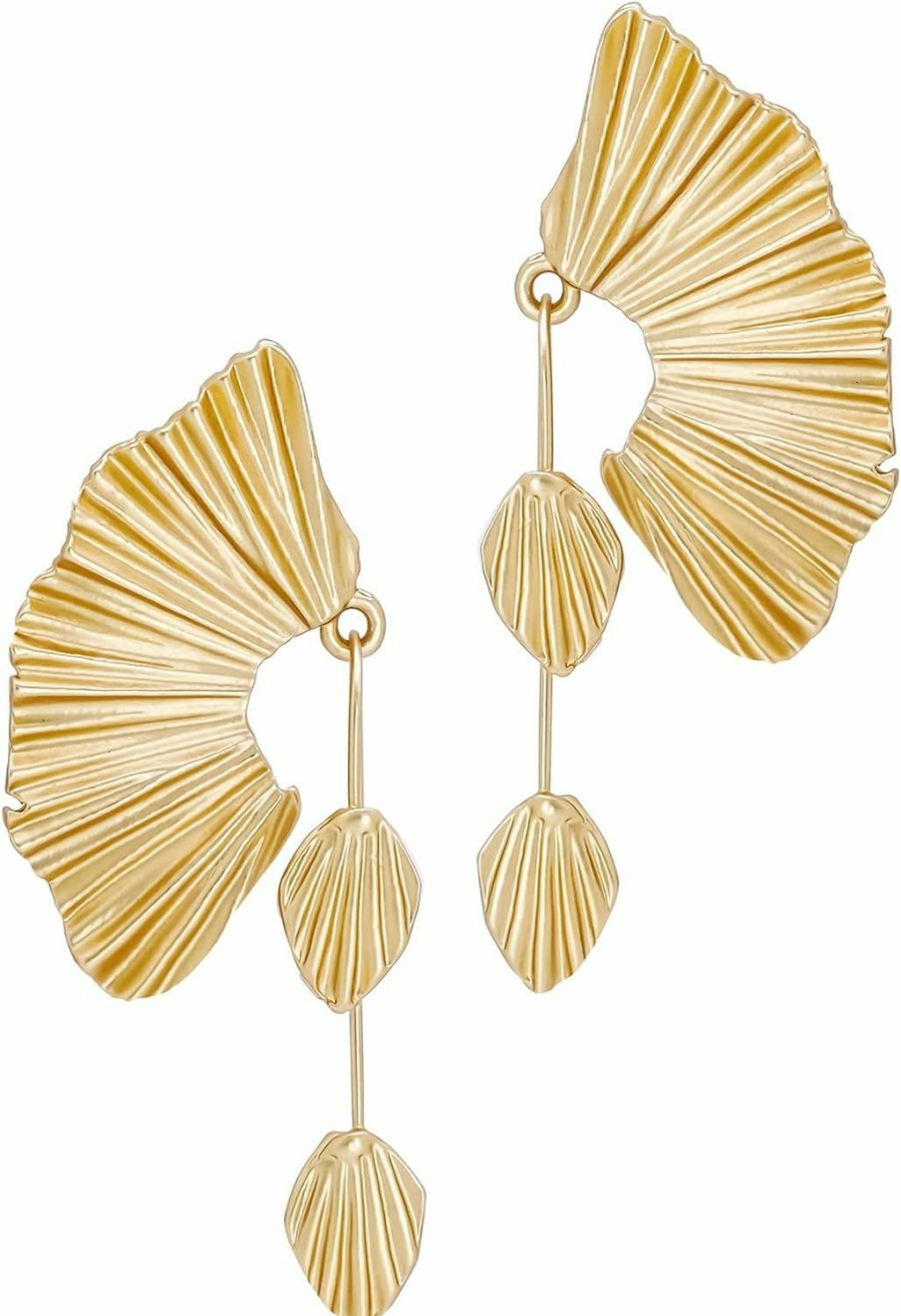 SNGIA Statement Earrings For Women, Gold Dangle Earrings, Statement Earrings, Gold Statement Earrings,Gold Accessories For Women By Sngia, Gold Dangle Earrings For Women, Chunky Gold Earrings, Fashion Earrings For Women, Gold Earrings For Women Trendy, 18K Gold Plated Chunky Earrings For Women. | Earrings