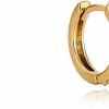 Kenivira Kenivira Gold Pearl Hoop Earrings For Women | 18K Gold Huggie Earrings | Lightweight Small Gold Hoop Earrings For Girls | Earrings