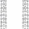 SELOVO Selovo Wedding Party Clear Rhinestone Tassel Crystal Chain Dangle Dangling Bling Fringed Earrings | Earrings