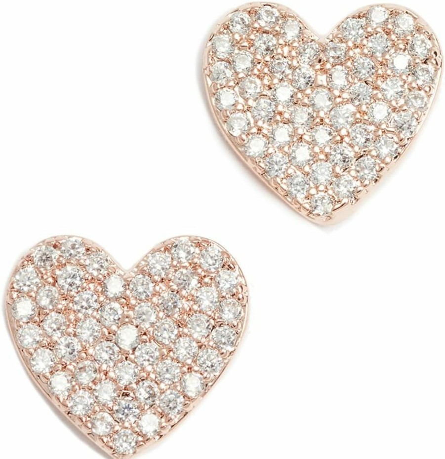 Kate Spade New York Kate Spade New York Pave Heart Stud Earrings | Earrings