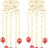 Touchstone Touchstone Indian Bollywood Gorgeous Elaborate Earrings Designer Jewelry In Antique Gold Or Silver Tone For Women. | Earrings