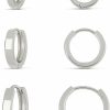 Milla Milla 14K Gold Huggie Earrings Or Sterling Silver Huggie Earrings For Women Multipack & Individuals - Ear Huggers Earrings For Women Trendy Y2K Earrings, Preppy Earrings - Lightweight & Hypoallergenic | Earrings