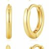 CTTDAA Cttdaa Earring Sets For Multiple Piercing | Hypoallergenic Gold Earrings For Women Trendy 14K Gold Plated Stud Earrings Simple Flat Back Earrings Ear Cuff Cartilage Earrings For Women Gift For Her | Earrings