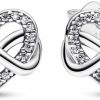 Pandora Pandora Sparkling Infinity Heart Stud Earrings | Earrings