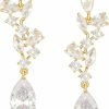 SWEETV Sweeetv Bridal Wedding Earrings For Brides Bridesmaides-Marquise Teardrop Earrings For Women, Cubic Zirconia Drop And Dangle Earrings For Prom Or Pageant,Jewelry | Earrings