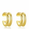 Obidos Obidos Cuff Earrings For Women 14K Gold Plated Ear Cuffs For Non Pierced Ears Cartilage Earrings | Earrings