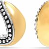 LeCalla Lecalla 925 Sterling Silver Medium Large Omega Back Pierced Stud Earrings For Women Jewelry | Earrings