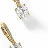 NADRI Nadri Leverback Earrings For Women - Exquisite Drop Earrings For Women, Large Cushion Cut Cubic Zirconia Womens Earrings | Earrings