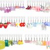 MGGFBLEY 30 Pairs Fun Earrings Weird Earrings Aesthetic Earrings Weirdcore Kawaii Earrings Funny Earrings For Women | Earrings