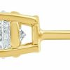 La4ve Diamonds 0.25 To 2.00 Carat Diamond, 14K Yellow Gold Round-Cut Solitaire Stud Earring (I-J, I2-I3) By La4Ve Diamonds | Real Diamond Jewelry For Women | Gift Box Included | Earrings