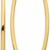 LooptyHoops 14K Gold Oval Hoop Earrings, (31-52Mm) (2Mm Tube) | Earrings