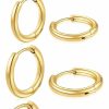 Dreamfox Huggie Hoop Earrings Small Hypoallergenic 14K Gold Plated Huggie Earrings For Women Simple Huggie Tiny Earrings | Earrings