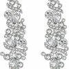 NLCAC Nlcac Women'S Wedding Earrings For Brides Dangling Rhinestone Crystal Chandelier Earring Drop Bridesmaids | Earrings