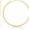 KATIE OTTE Katie Otte Gold Hoop Earrings 14K Gold, Hypoallergenic Earrings For Women Big Huggie Hoop Earrings For Women Mother'S Day Gifts (50Mm) | Earrings