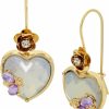 Betsey Johnson Betsey Johnson Womens Stone Heart Dangle Earrings | Earrings