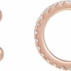 PAVOI Pavoi 925 Sterling Silver 14K Gold Plated Cubic Zirconia Sparkling Round Huggie Ear Cuff Gold Earrings For Women | Clip On Cartilage | Earrings