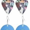 HEIMAXING 1989 Earrings Acrylic Midnigh Lover Eras Earrings Ts Album Inspired Earrings Merch Jewelry Concert Gifts For Women Girls Fans (Blue 1989 Eras) | Earrings