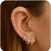 HBFashion Hbfashion Small Gold Hoop Earrings Set For Women,Gold Huggie Hoop Earrings S925 Sterling Silver Earring Set Cubic Zirconia Gold Hoops Dainty Earrings For Men Cartilage Hypoallergenic Earrings Gold Jewelry Gift 6/8/10/12/14/16/20Mm | Earrings