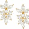 SWEETV Sweetv Marquise Cubic Zirconia Wedding Bridal Stud Earrings For Brides Bridesmaids, Crystal Pearl Rhinestone Stud Earrings For Women Prom Party Jewelry Gifts | Earrings