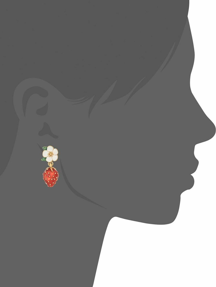 Kate Spade New York Kate Spade New York \"Strawberry Drop Earrings\" Picnic Perfect Strawberry Multi Drop Earrings | Earrings