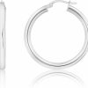 MAX + STONE Solid 14K Gold Hoop Earrings For Women | 14K Yellow Gold Or White Gold Hoop Earrings | 14K Real Gold Earrings With Click Tops | Small To Large (0.75, 1.2, 1 Inch) Gold Hoop Earrings By Max + Stone | Earrings