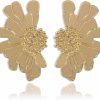 Aksod Aksod Vintage Flower Stud Earrings Exaggerated Oversized Daisy Flower Earrings Statement Jewelry For Women And Girls | Earrings